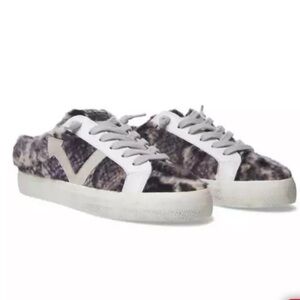 Vintage Havana Slip On Mix Snake Fur Low Sneakers